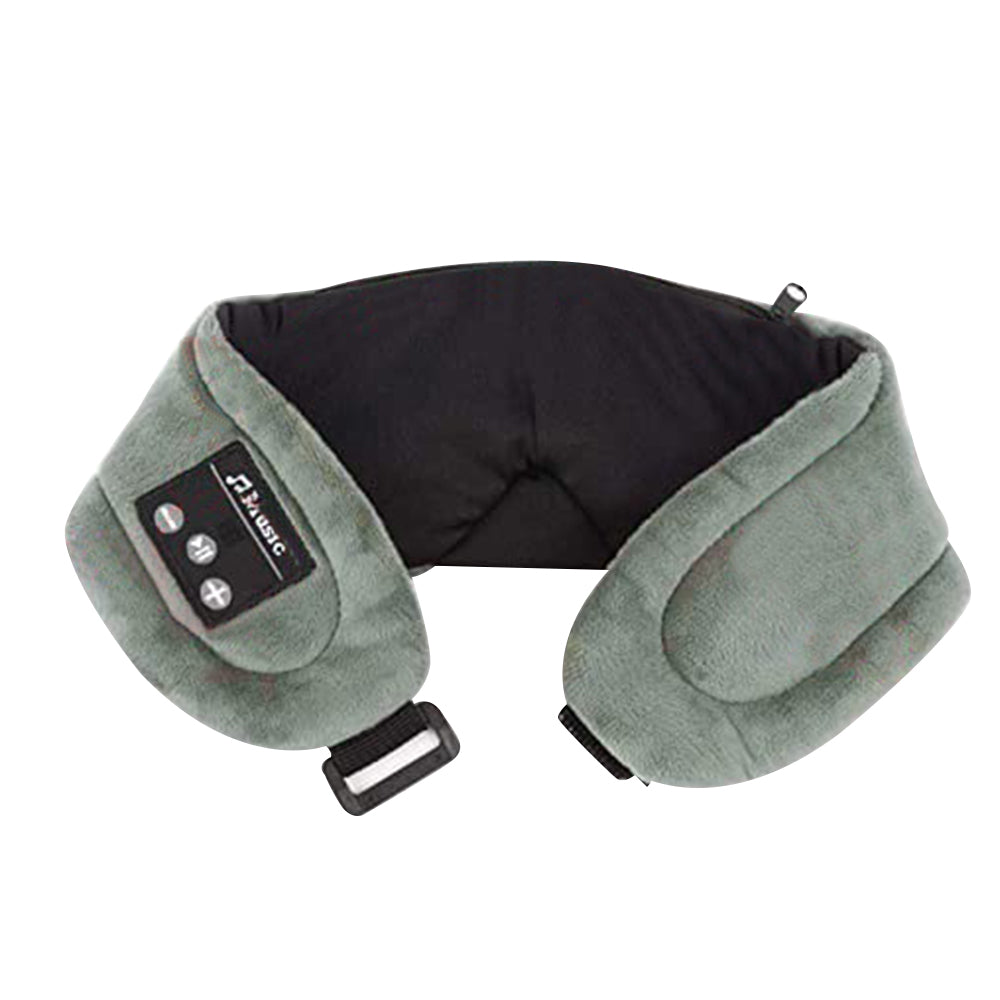 Sleep Headphones Eye Mask Sleep Headphones 3D Bluetooth 5.0 Headband Noise Cancelling Sleeping Headphones -Gray