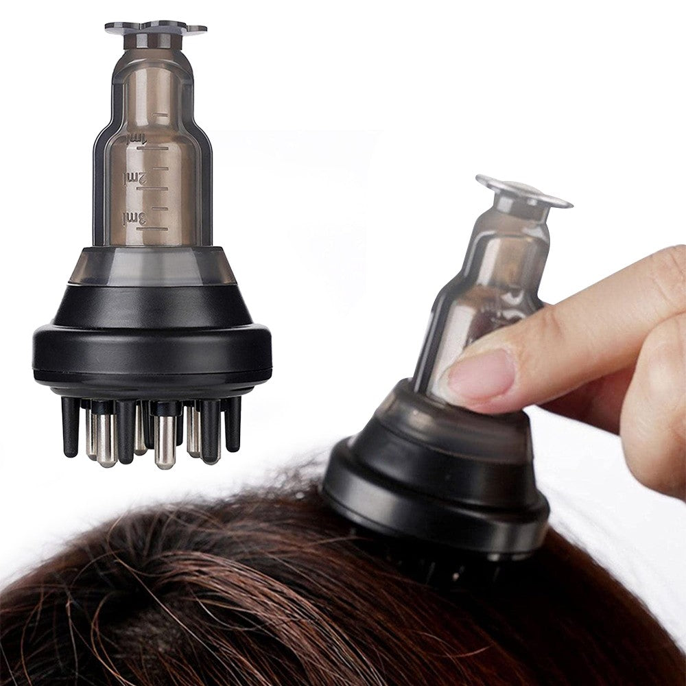 Mini Portable Scalp Applicator Liquid Guiding Massager Comb Hair Oil Dispenser Applicator