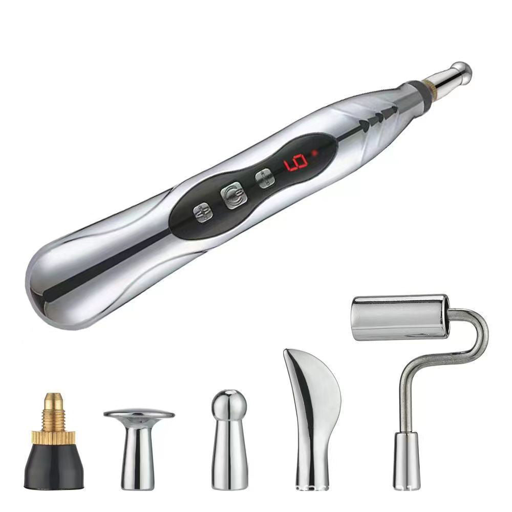 Electric Acupuncture Pen Body Head Neck Massager Meridian Energy Heal Pen