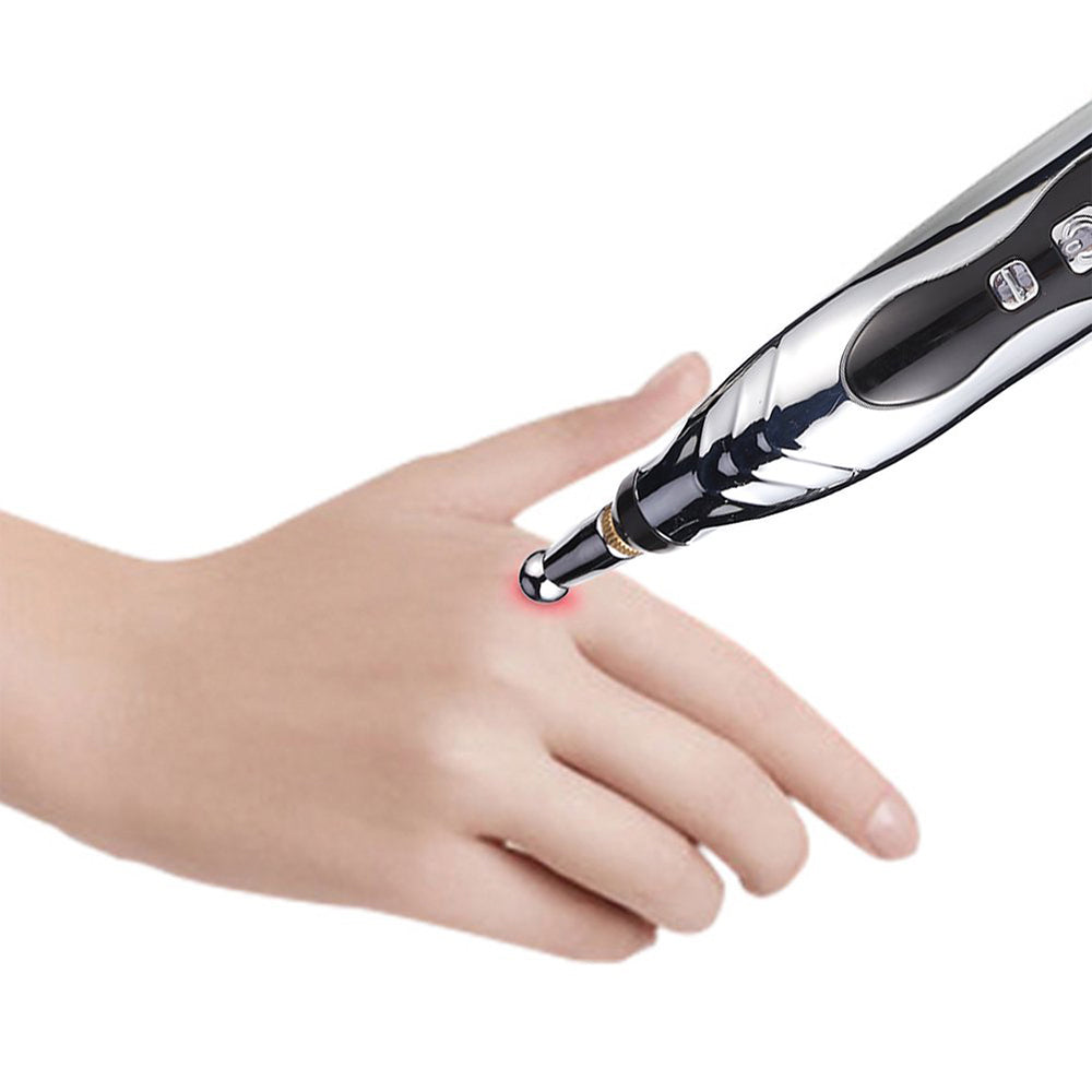 Electric Acupuncture Pen Body Head Neck Massager Meridian Energy Heal Pen