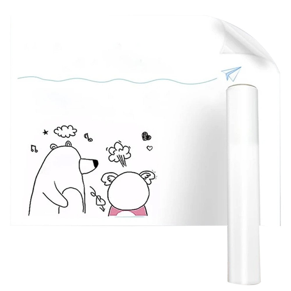 Removable Static Cling Peel and Stick Whiteboard Sticker Family Office Memo Doodle