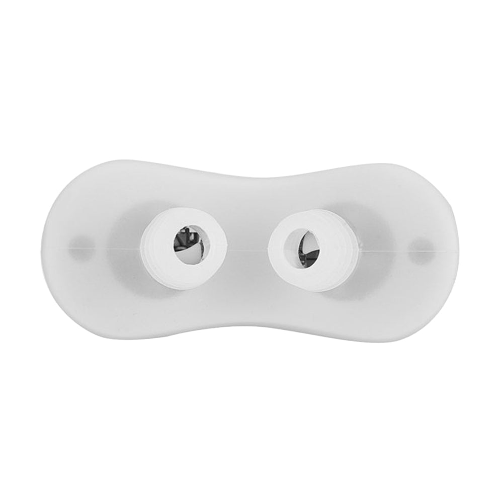2pcs Anti Snoring Devices Electric Mini Noise Solution Sleep Stop Snore Aid Stopper for Men Women -White
