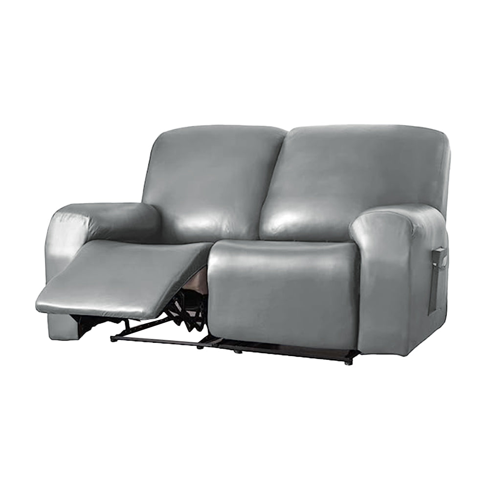 Water-Resistant Recliner Sofa Covers Soft Sofa Couch Slipcover Protector Light Gray