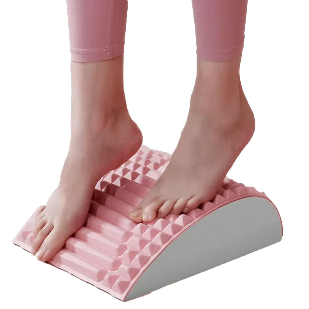 Back Stretcher Back Neck Cracker Lower Back Support Board Pink