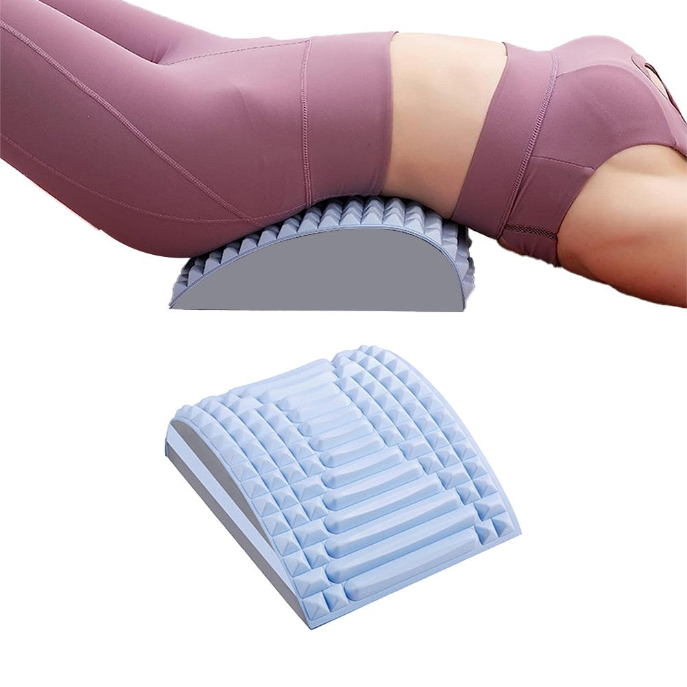 Back Stretcher Back Neck Cracker Lower Back Support Board Blue