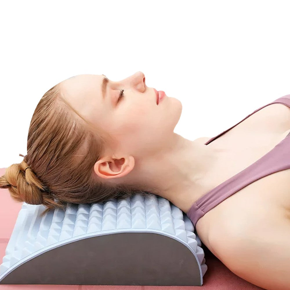 Back Stretcher Back Neck Cracker Lower Back Support Board Blue