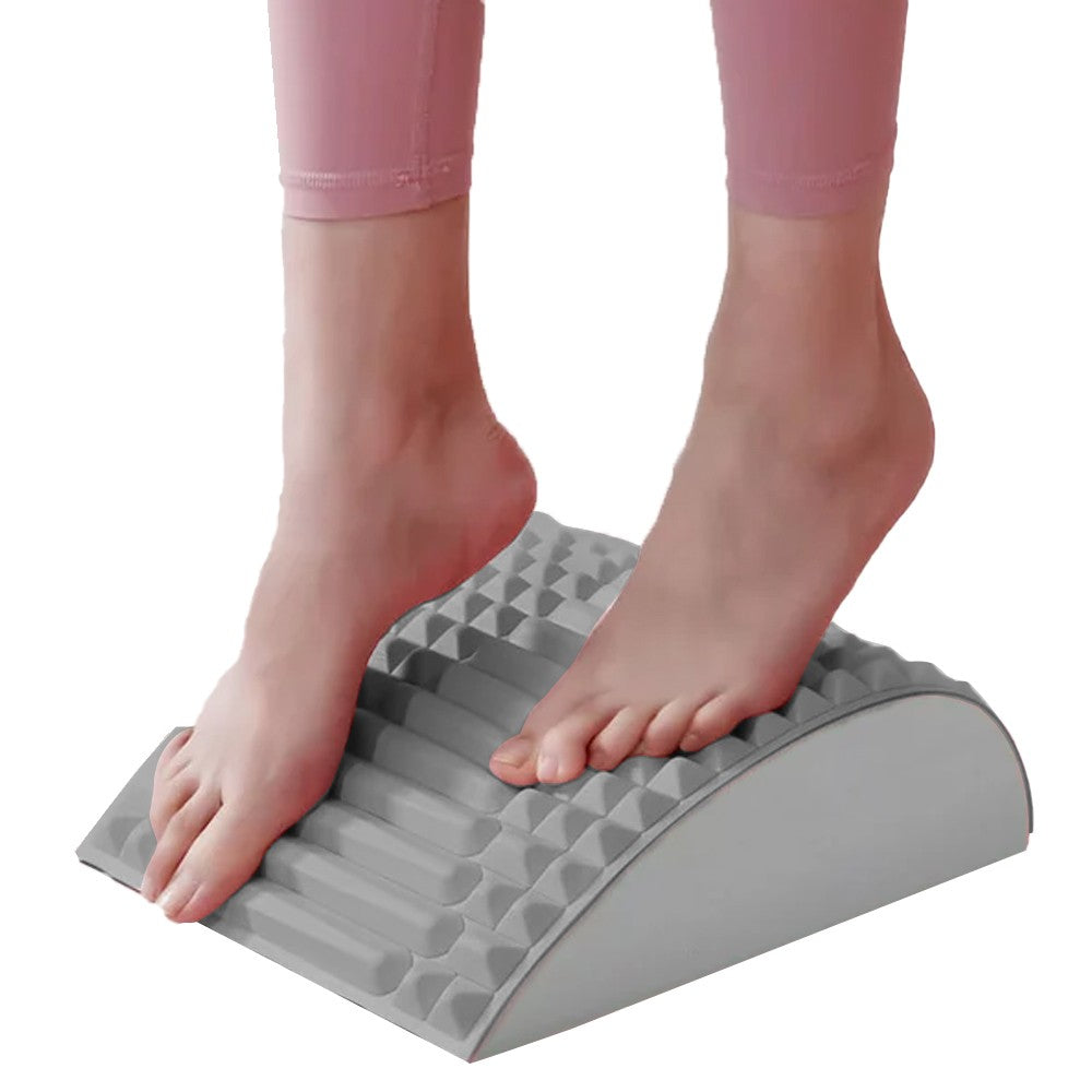 Back Stretcher Back Neck Cracker Lower Back Support Board Grey