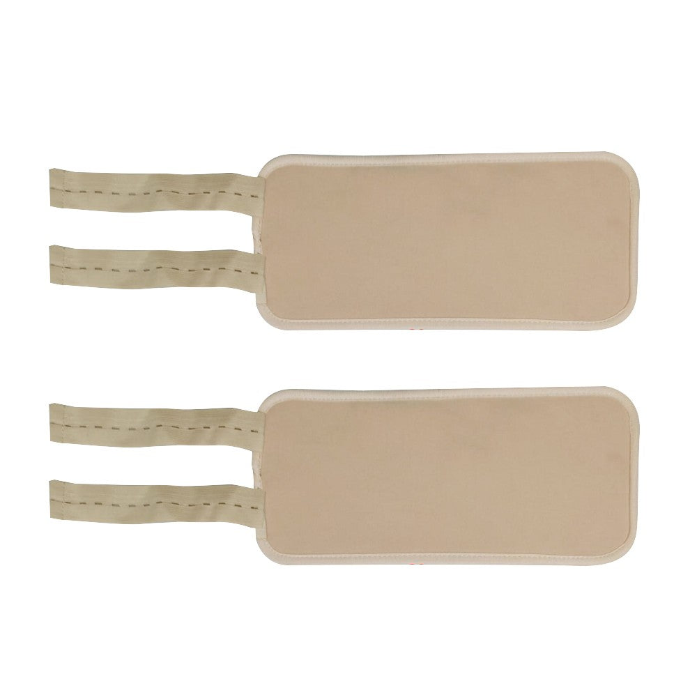 2Pcs Castor Oil Pack for Knee Calf Reusable Compress Castor Oil Wrap Khaki