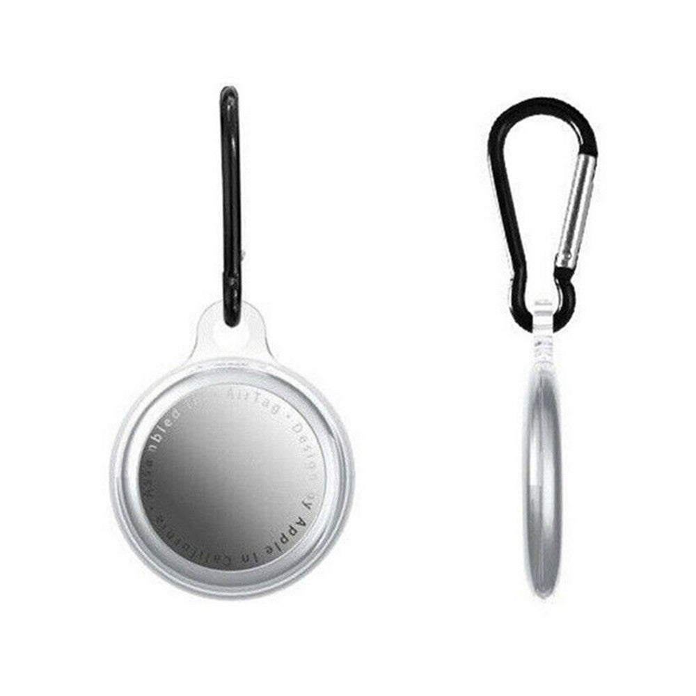 1Pc Protective Case Cover Tracker Holder for AirTag with Keyring - Style 1