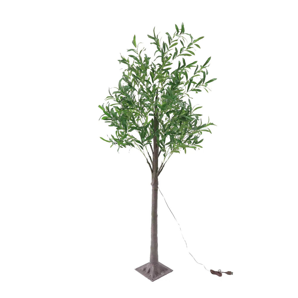 120cm 6-branch 180LED Artificial Olive Tree LED Fairy Light Christmas Wedding Holiday Home Decor