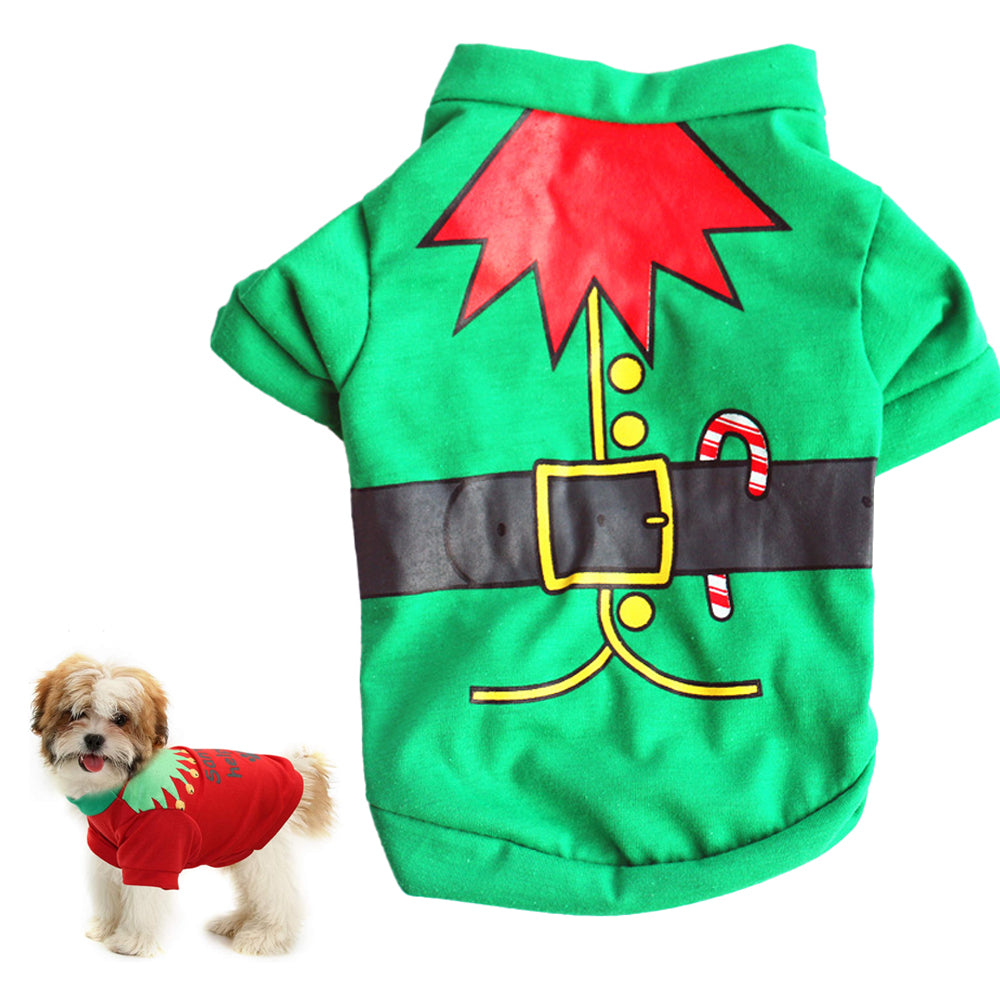 Pet Clothes Christmas Vest Puppy Dog Cat Apparel Costume Coat Jacket-Style 2
