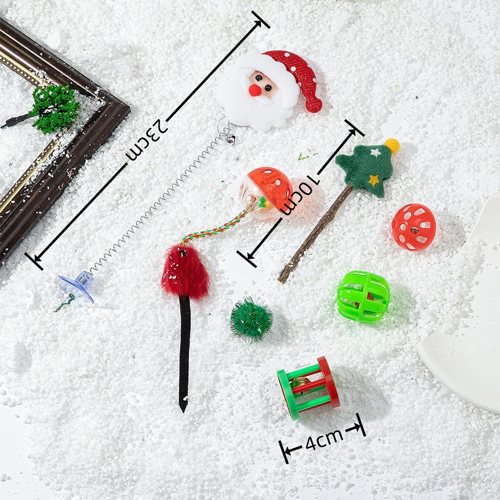 Christmas Cat Toy Set Cat Interactive Toy Set - Set 1 + 2 + 3