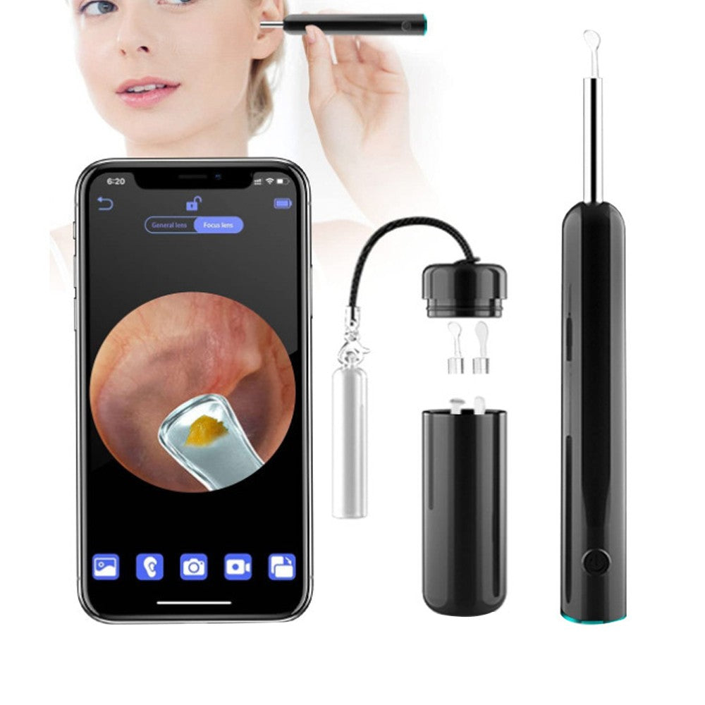 Wireless Otoscope Ear Wax Removal Kit Ear Cleaner with Light and Camera