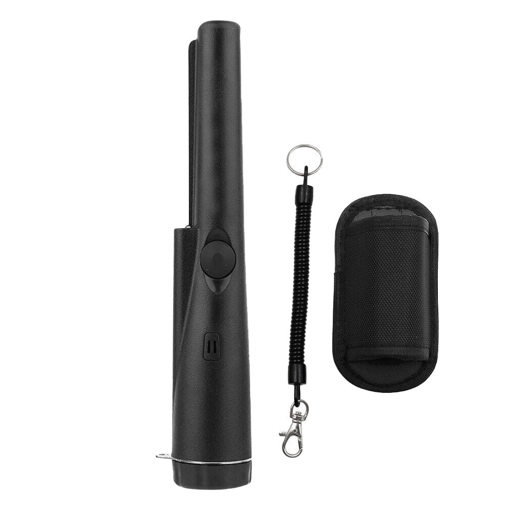 Handheld Water-resistant Metal Detector Automatic Pinpointer Black