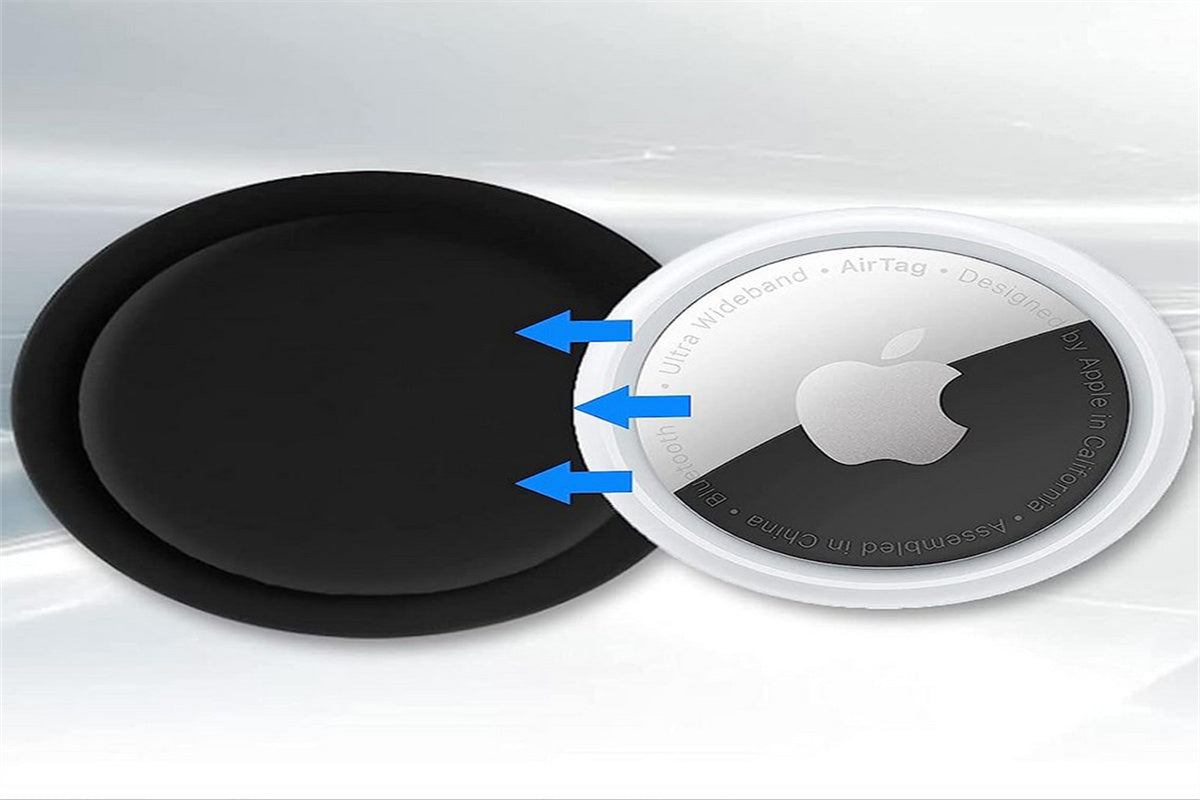 4Pcs For Apple AirTag Silicone Case Protective Shell Air Tag Cover-Style 1