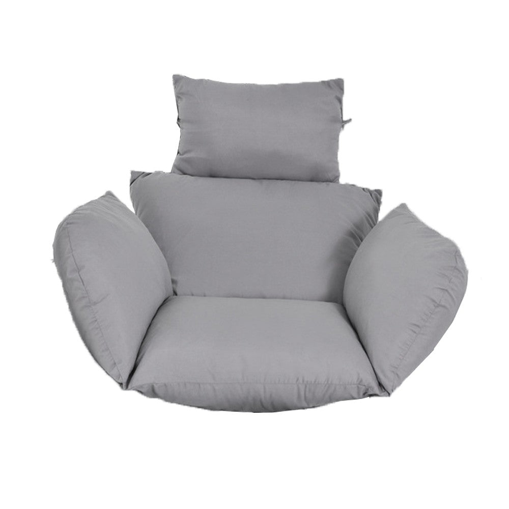 Hanging Swing Chair Cushion Egg Chair Pad Outdoor Garden Home Decor Grey