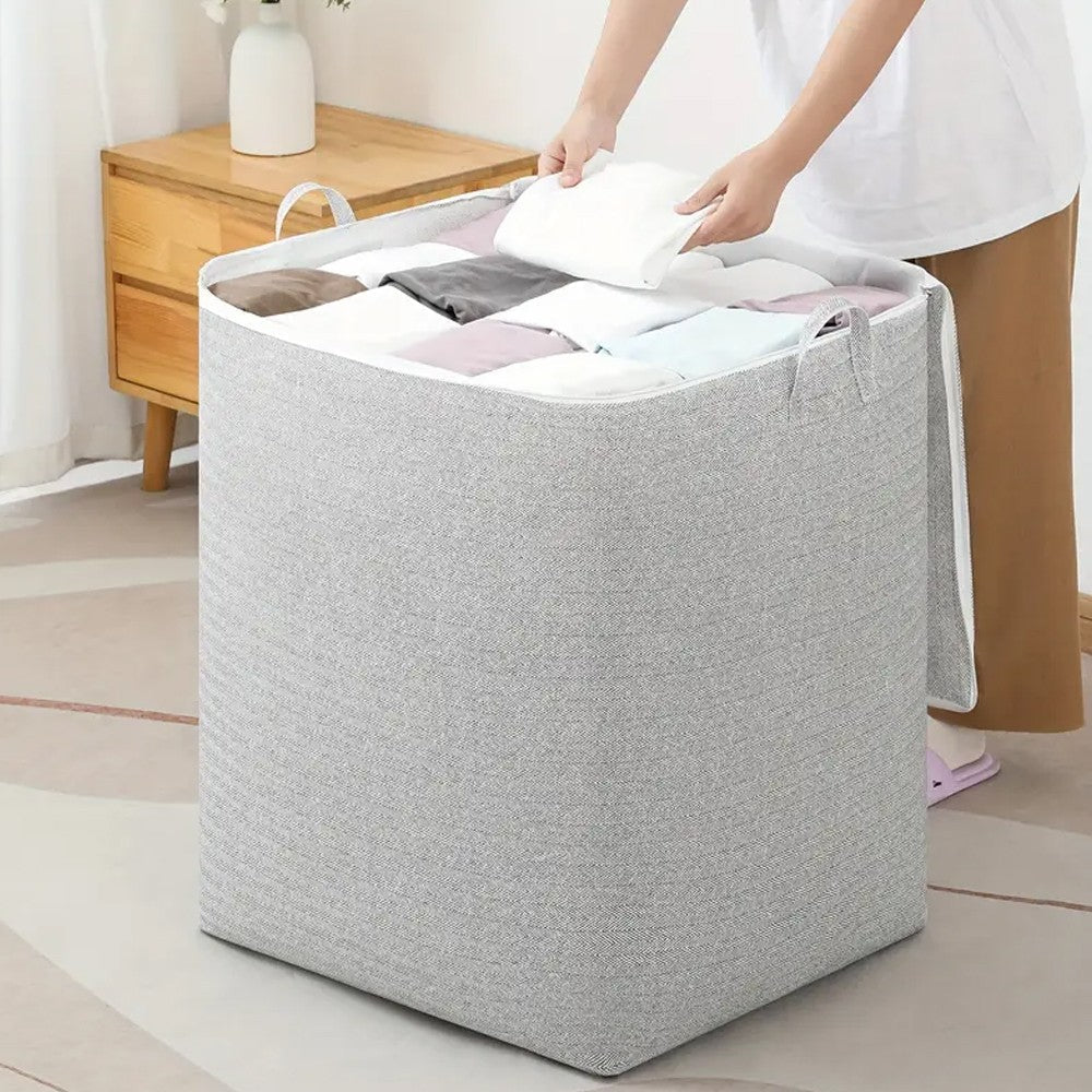 4Pcs Large Capacity Foldable Wardrobe Storage Bags Closet Organizers for Blanket Clothing Bedding Toys