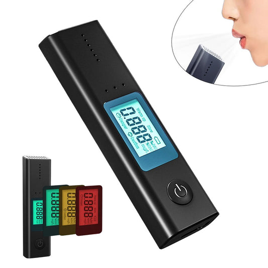 Digital LCD Breathalyzer Portable Breath Alcohol Tester Alcohol Detector