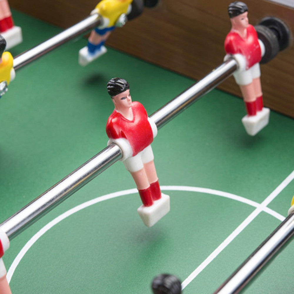 Foosball Games Set Table Top Football Game Set Kids Sport Toy Set with Two Balls and Score Keeper