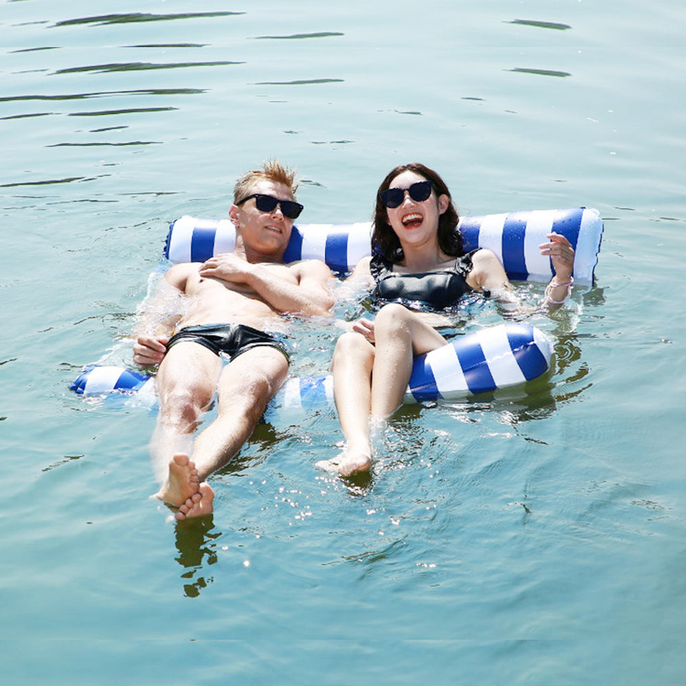 Multifunctional Inflatable Hammock Swimming Floating Bed Leisure Chair Drifter for 2 People