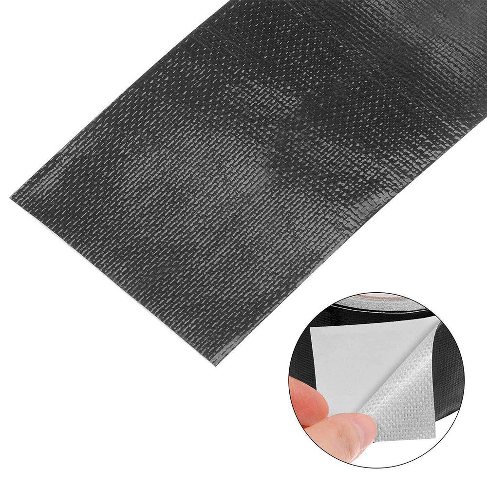 Glass Fiber Tent Repair Adhesive Patches Rain Cloth Tarpaulin Repair Tape Black