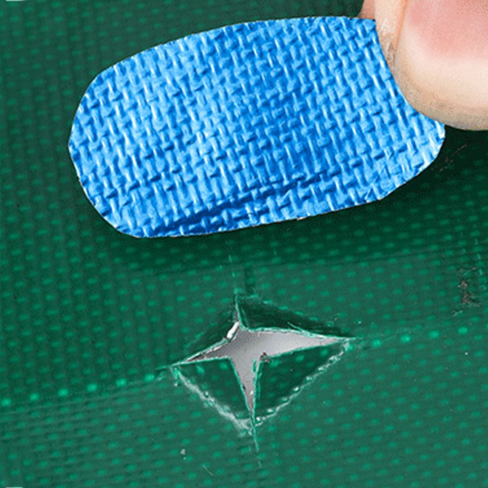 Glass Fiber Tent Repair Adhesive Patches Rain Cloth Tarpaulin Repair  BlueTape