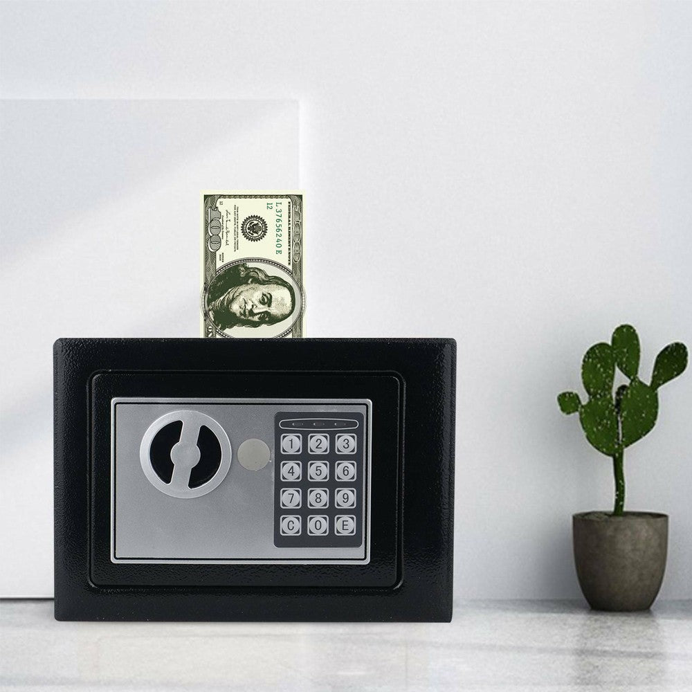 Digital Security Box Small Electronic Safe Lock Box for Cash Deposit Style 1