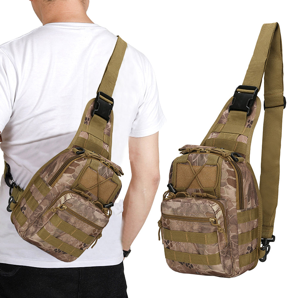 Men Tactical Chest Bag Pack Sling Messenger Shoulder Bag Sport Bag Style 5