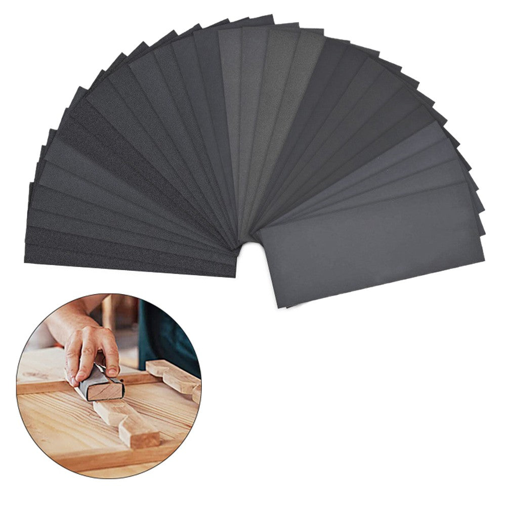 45Pcs Dry Wet Sandpaper Polishing Abrasive Paper Set