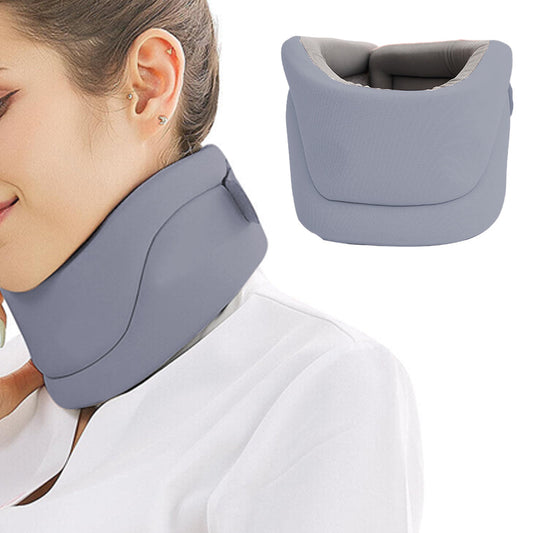 Cervicorrect Neck Brace Cervical Support Ergonomic Neck Collar for Travel Napping Gray