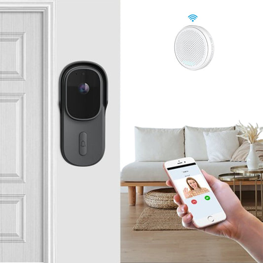 Wireless WiFi Video Doorbell Smart Tuya App Door Ring Intercom Security Bell with Camera