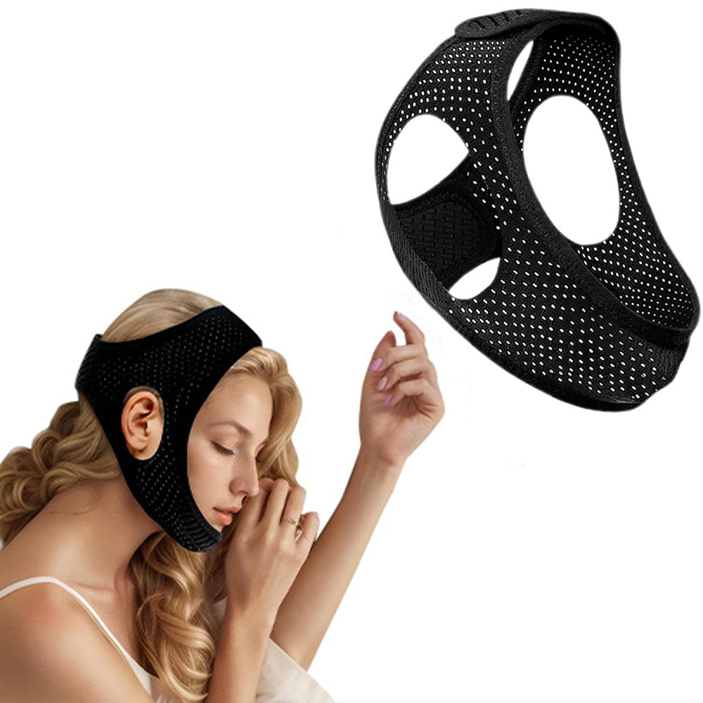 Anti-Snor Chin Strap for Sleeping Stop Snoring Apnea Belt Jaw Support Tape