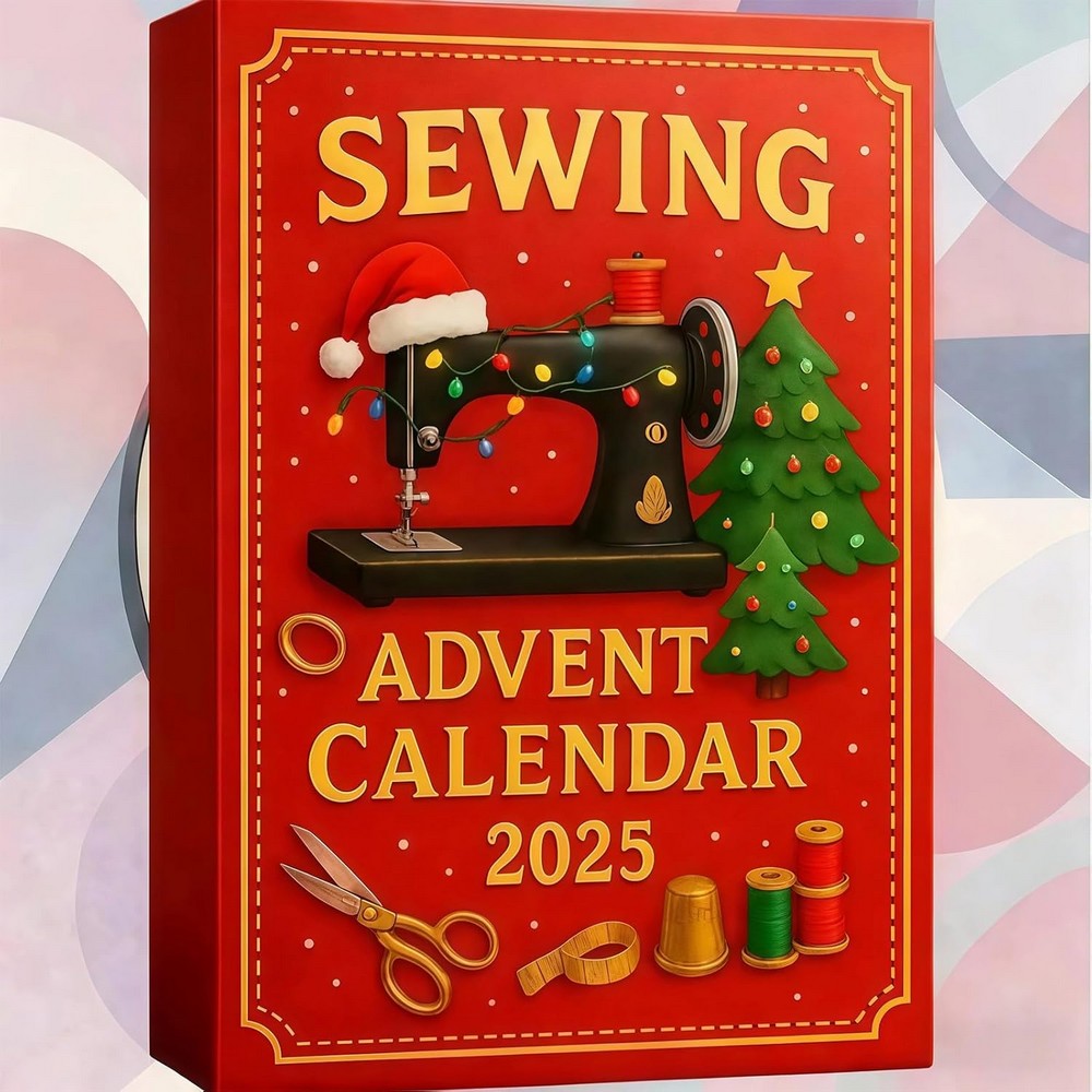 Sewing Christmas Advent Calendar with 24 Daily Surprises Xmas Countdown Calendar