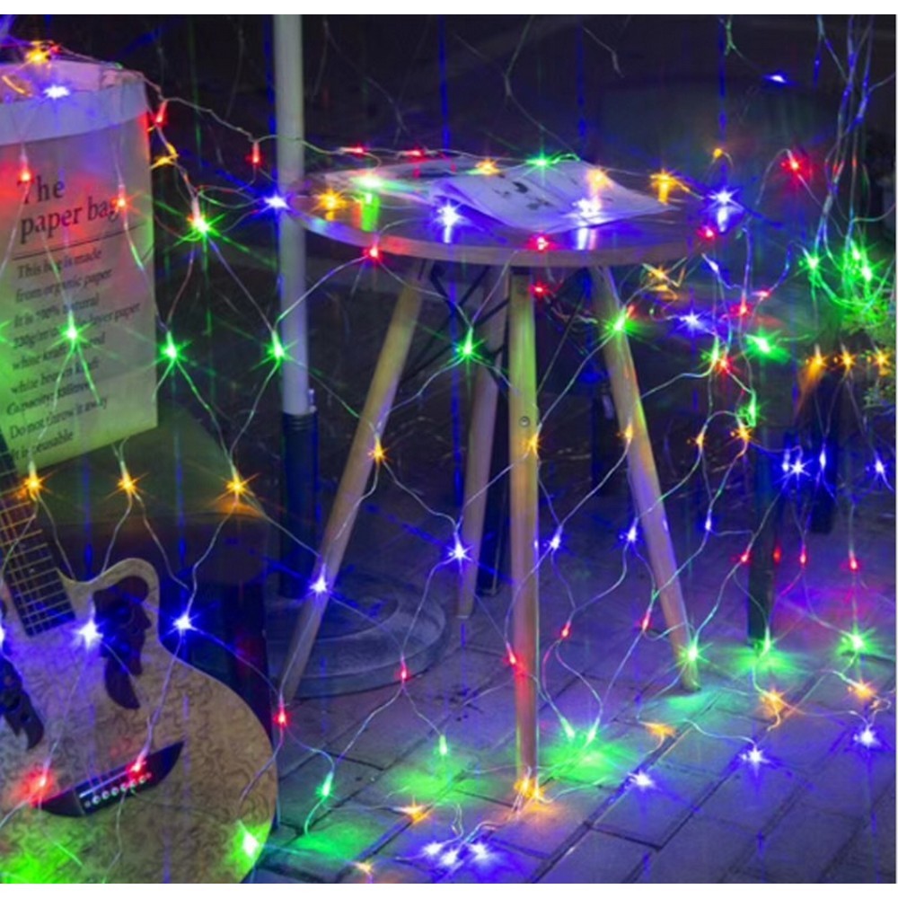 3M*2M 192LED Solar Fairy Net Light