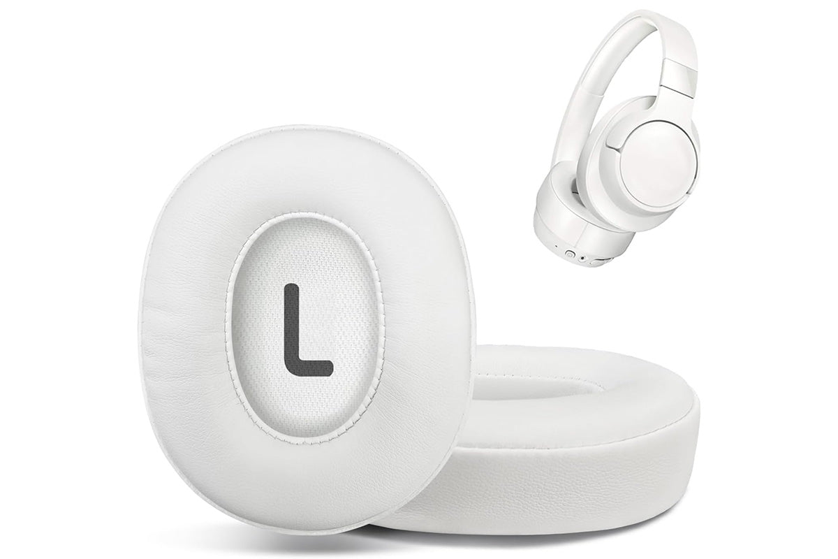 Replacement Ear Pads for JBL Tune 700 T700BT T750 BTNC Wireless Over-Ear Headphones-White