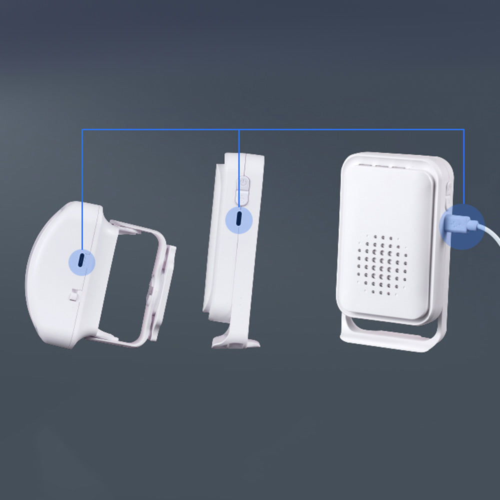 Wireless Motion Sensor Doorbell with Chime ââ‚?Business & Caregiver Alert