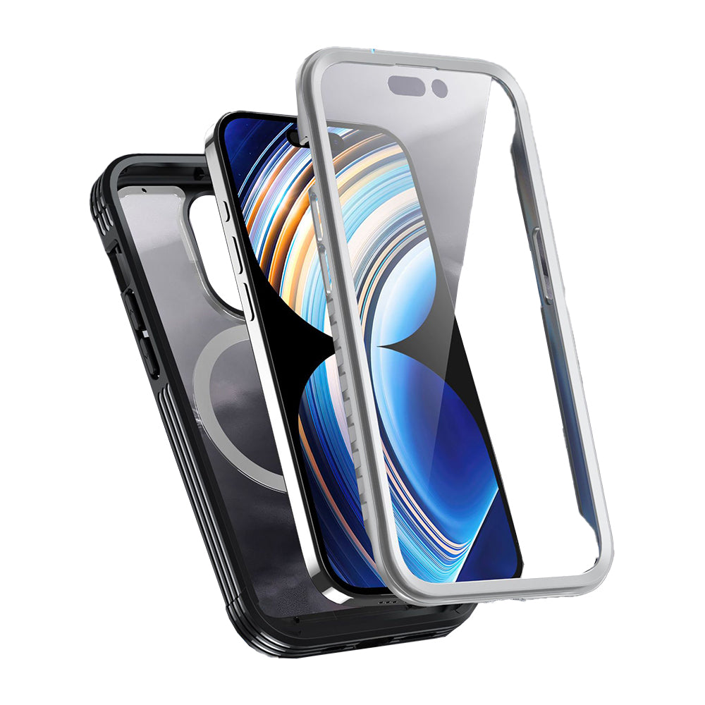 For iPhone 15 Series Full Proctective Case with Magnetic Charging Ring