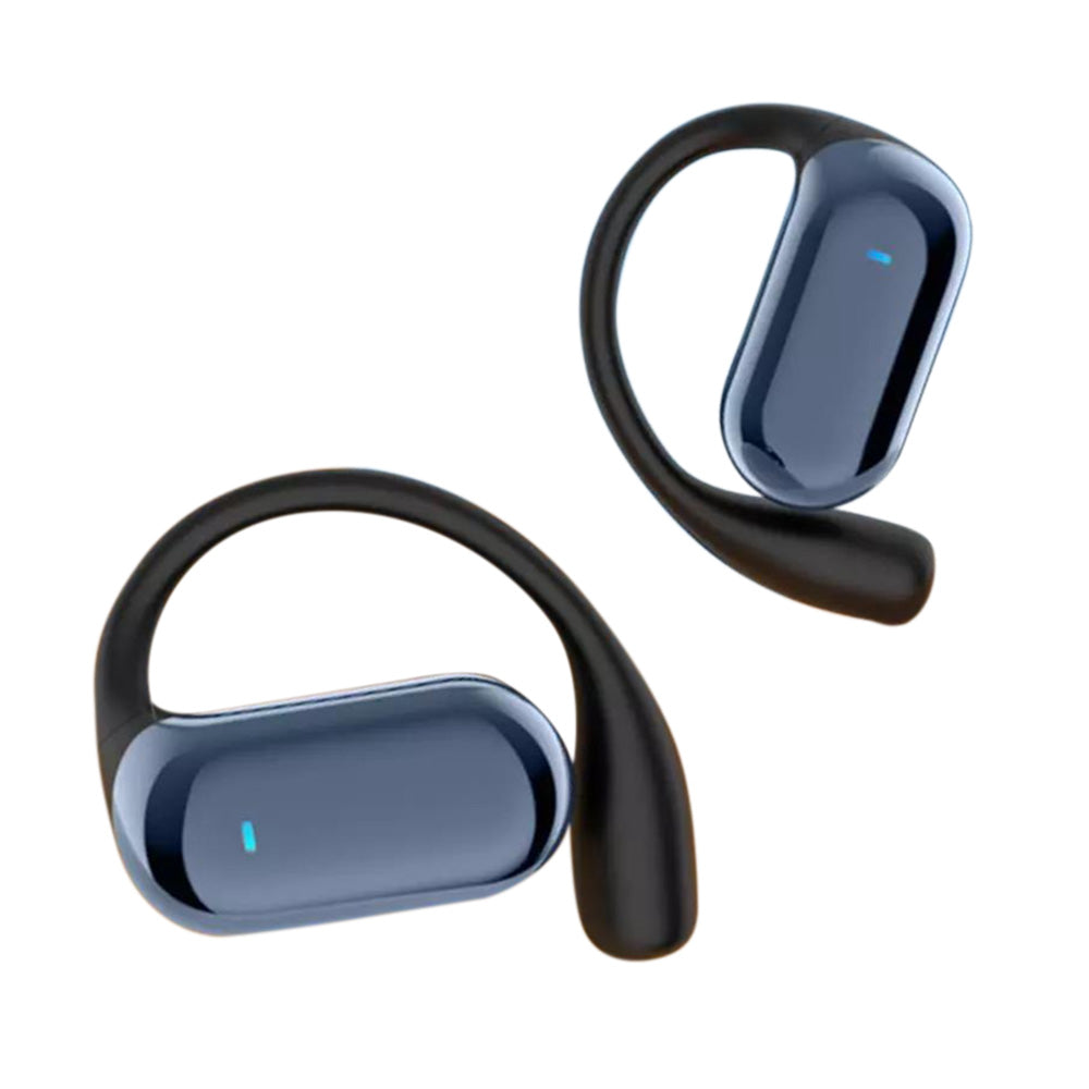 144-Language AI Translating Earbuds Bluetooth Open Ear Headphone Translation Device for Travel Business Learning Blue