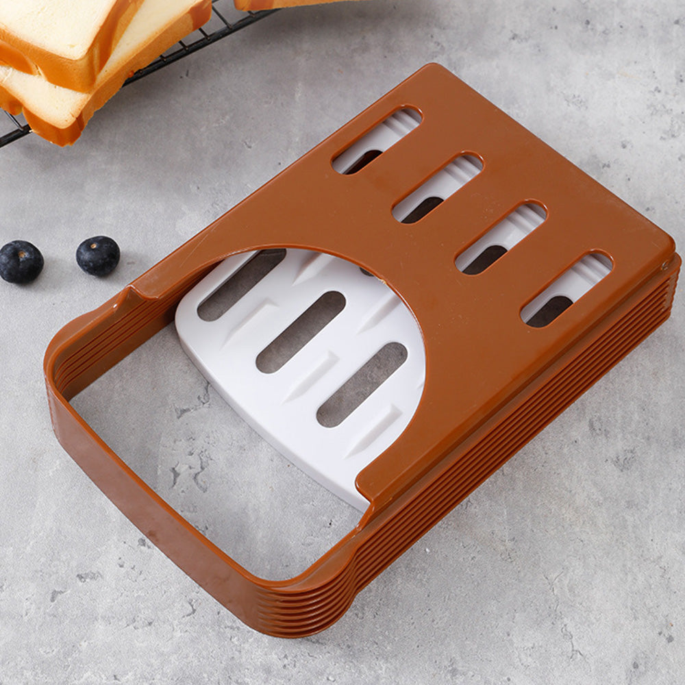 Foldable Bread Cutter Guide for Home Baking ââ‚?Toast Slicing Tool