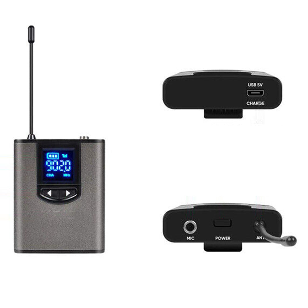 UHF Wireless Headset Microphone with Receiver Lavalier Microphone Set Style 2