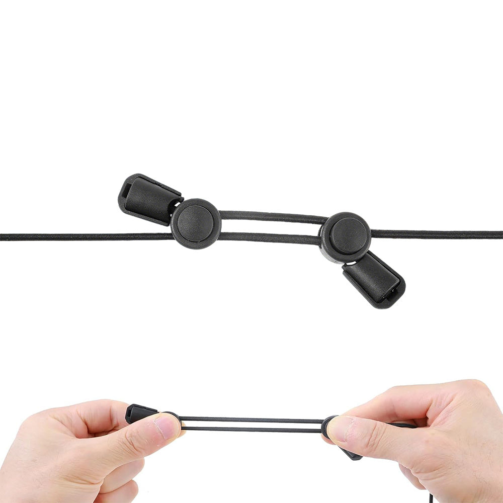 4Pcs Shirt Tuck Band Women Elastic Belts Tucking Sweater Cropping Belt-Black