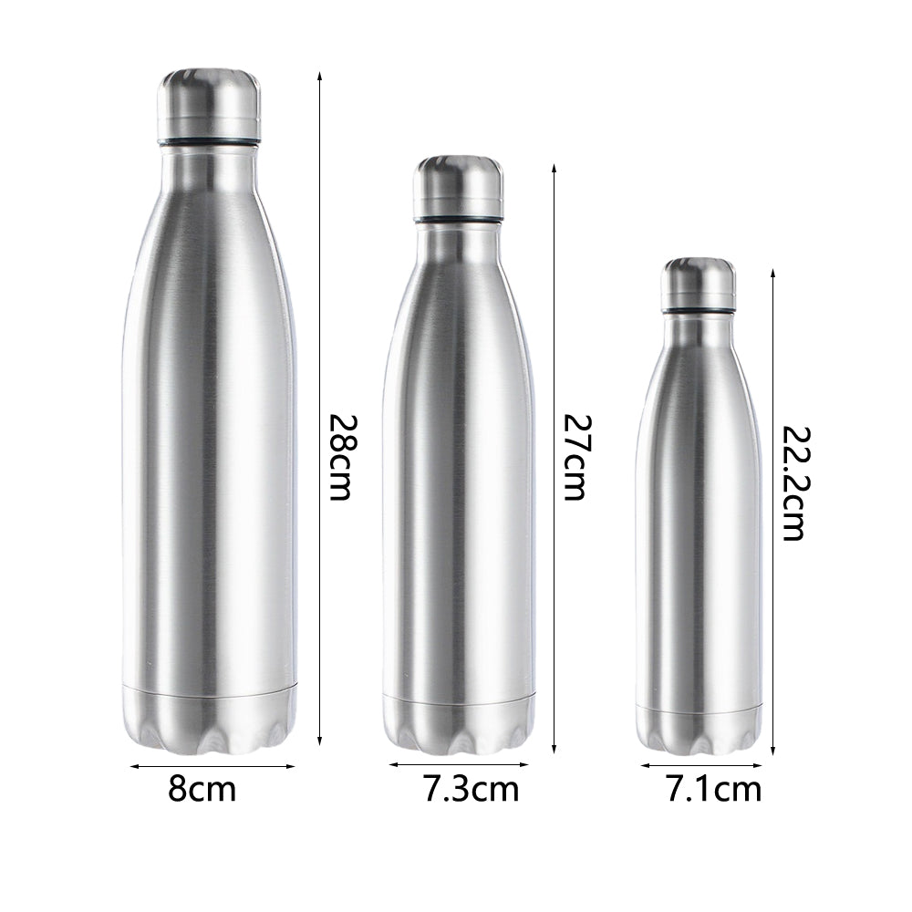 Stainless Steel Single Layer Water Bottle Sports Drink Bottle