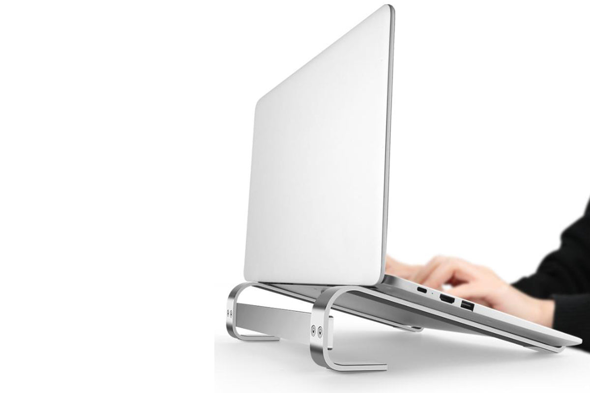 Laptop Stand Foldable Portable Desktop Holder for 10-18 inch MacBook-Silver