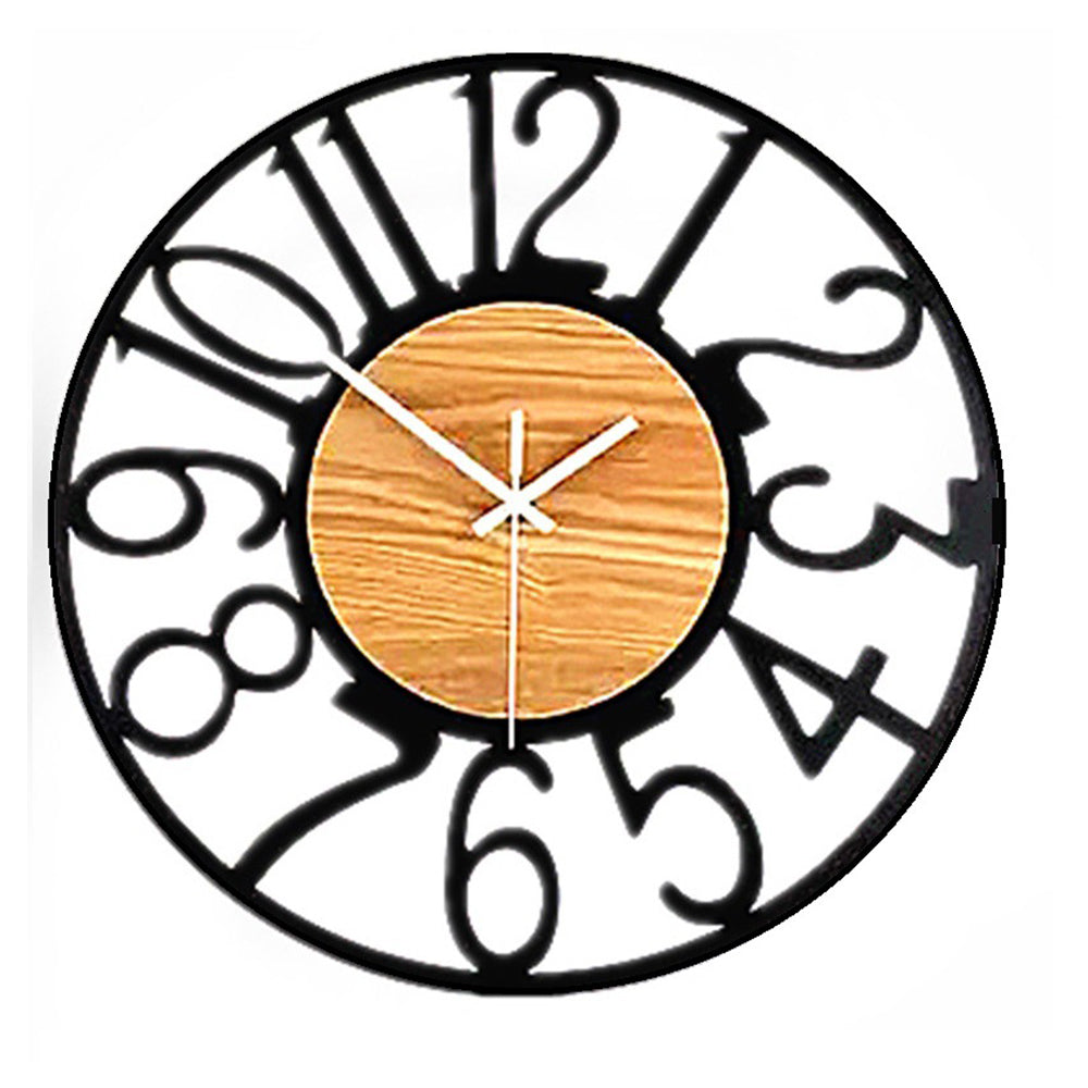 Silent Wall Clock Battery Operated Home Office Wall Decor