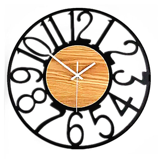 Silent Wall Clock Battery Operated Home Office Wall Decor