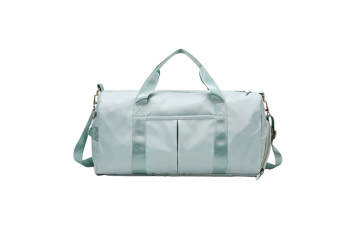 Sports Duffel Bag for Gym with Wet Pocket Shoe Compartment-Green