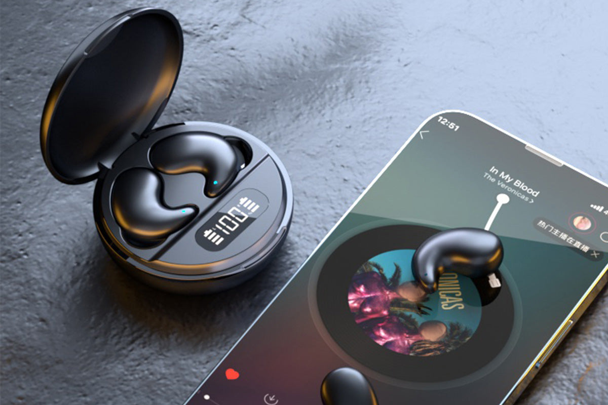 Sleep Wireless Earbuds Bluetooth 5.3 Hidden In-Ear Headphones for Side Sleeping