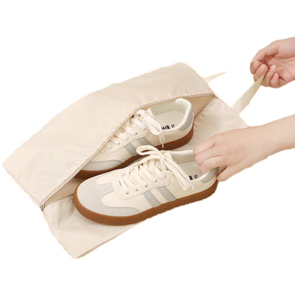 4Pcs Set Travel Compression Packing Cubes for Carry On Suitcases Travel Accessories Beige