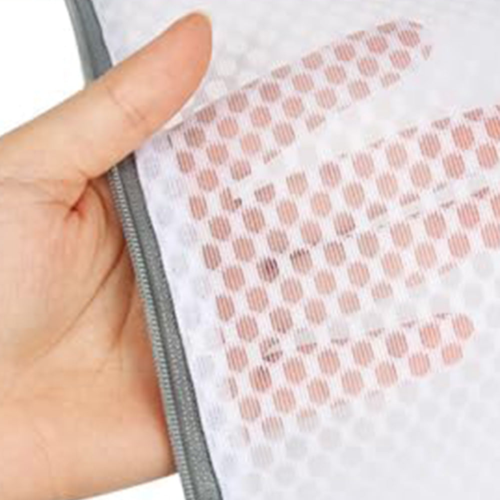 4Pcs Cylinder Mesh Shoe Washing Bags Shoe Laundry Bags with Zipper for Sneakers Running Shoes Socks