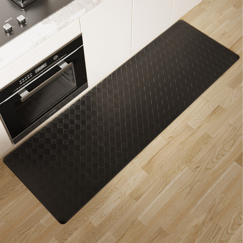 Kitchen Mat Waterproof Floor Mat - Black
